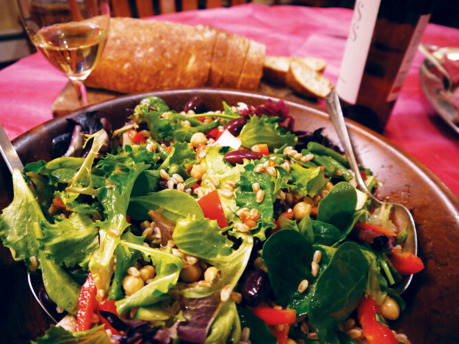Mediterranean Salad - Farro Side Dish Recipes